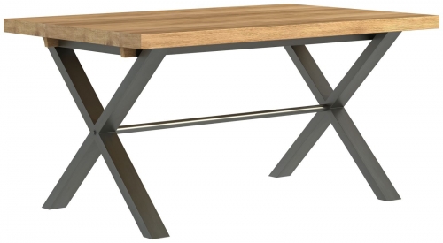 Telford Industrial Oak Small Dining Table