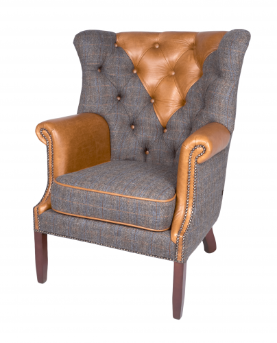 Heritage Churchill Wing Chair - Uist Night  FT