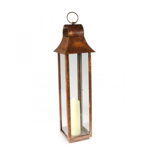 Medium Tonto Lantern - Brushed Copper Finish