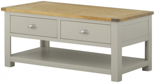 Brompton Stone Coffee Table with Drawers