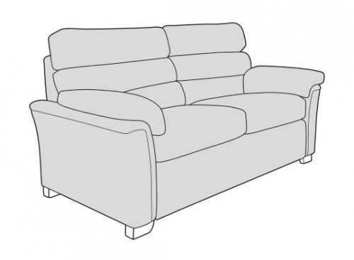 Malton Fabric 2 Seat Sofa 