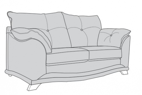 Aldwark Fabric 2 Seat Sofa