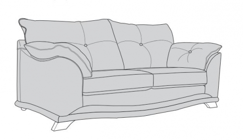 Aldwark Fabric 3 Seat Sofa