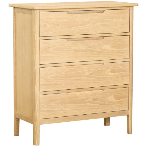 Oslo Light Oak 4 Drawer Chest