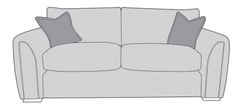 Leyburn Fabric 3 Seat Sofa