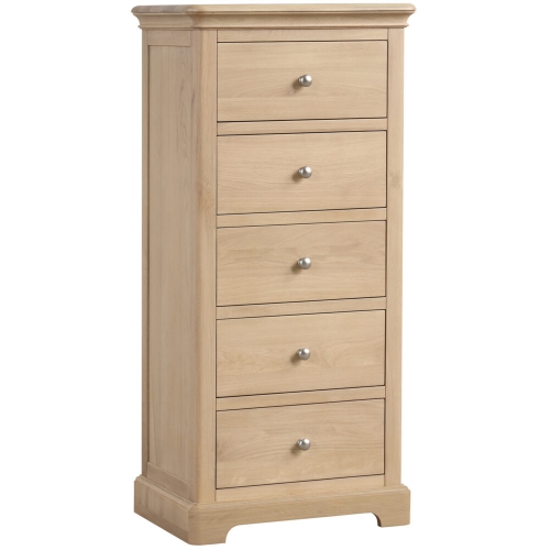 Middleton Oak 5 Drawer Wellington