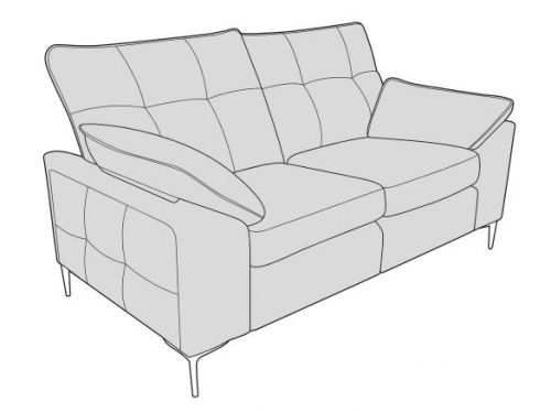 Richmond Fabric 2 Seat Sofa